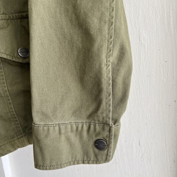 Womans Ashley By 26 International Utility Collection Green Medium Utility Jacket - Picture 4 of 5